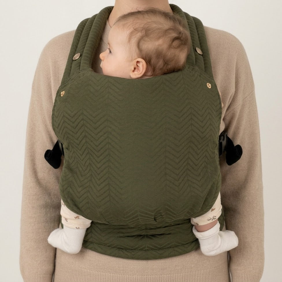  MOMCIE Cocoon Baby Carrier – Greige
