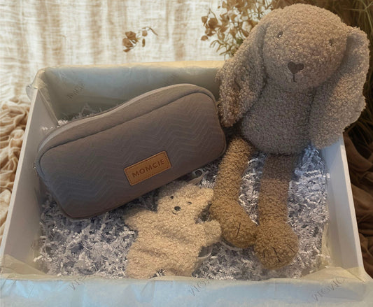 MOMCIE Welkom Kleintje Giftbox (Greige)