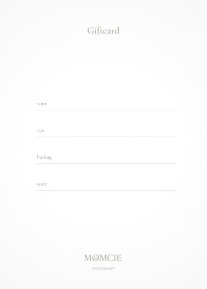 MOMCIE Gift Card