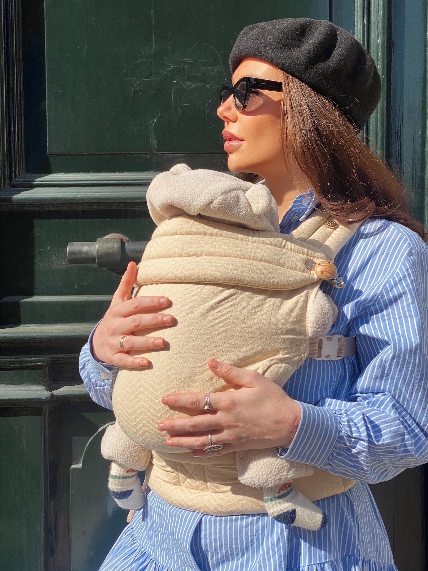 MOMCIE Cocoon Draagzak - Sand